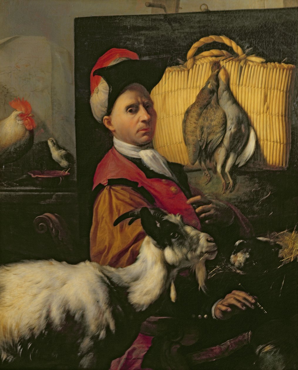 Selbstporträt, ca. 1713 von Arcangelo Resani