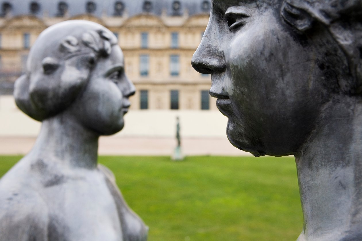 Die drei Nymphen (Detail) von Aristide Maillol