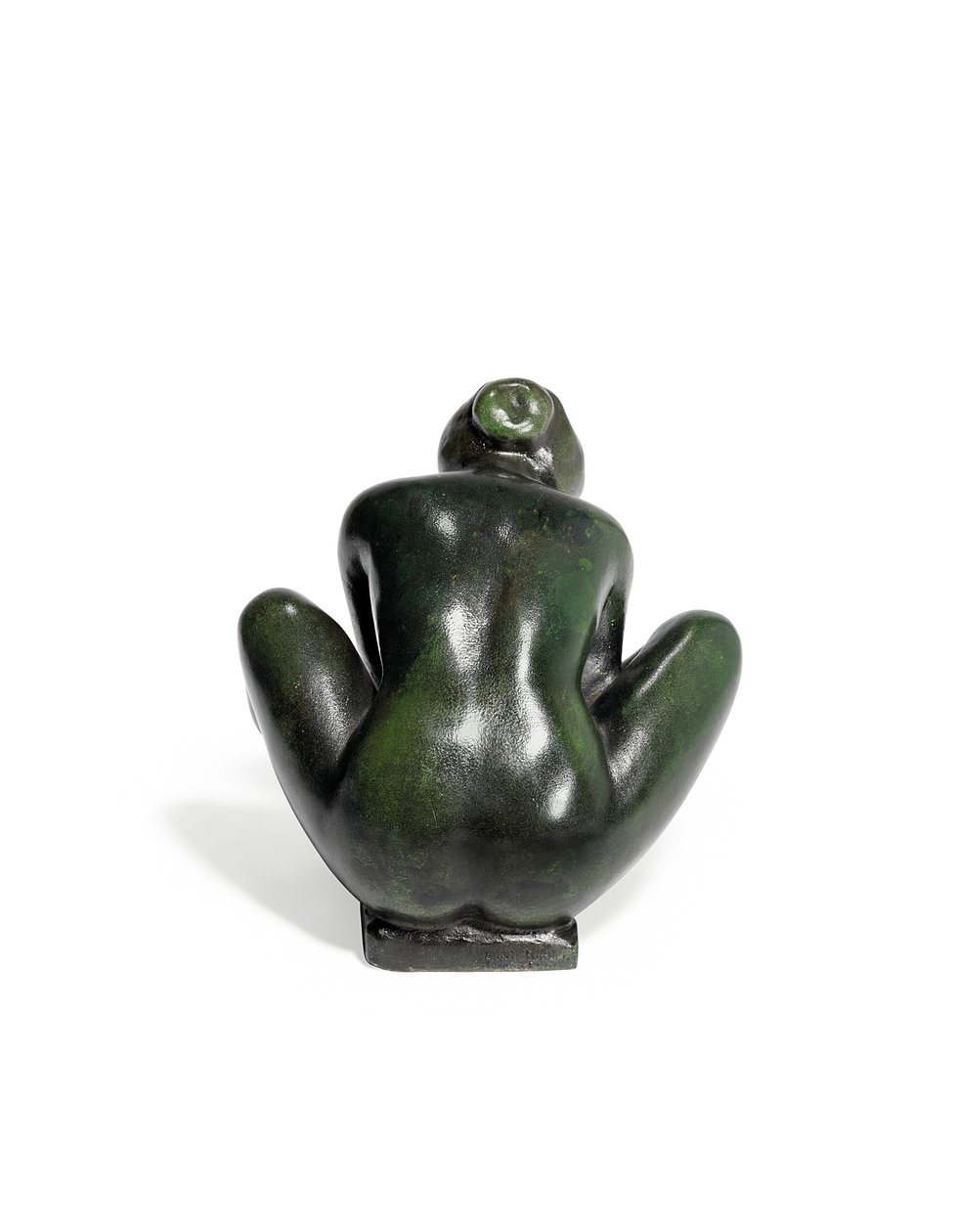 Kauerndes Mädchen, das einen Fuß hält von Aristide Maillol