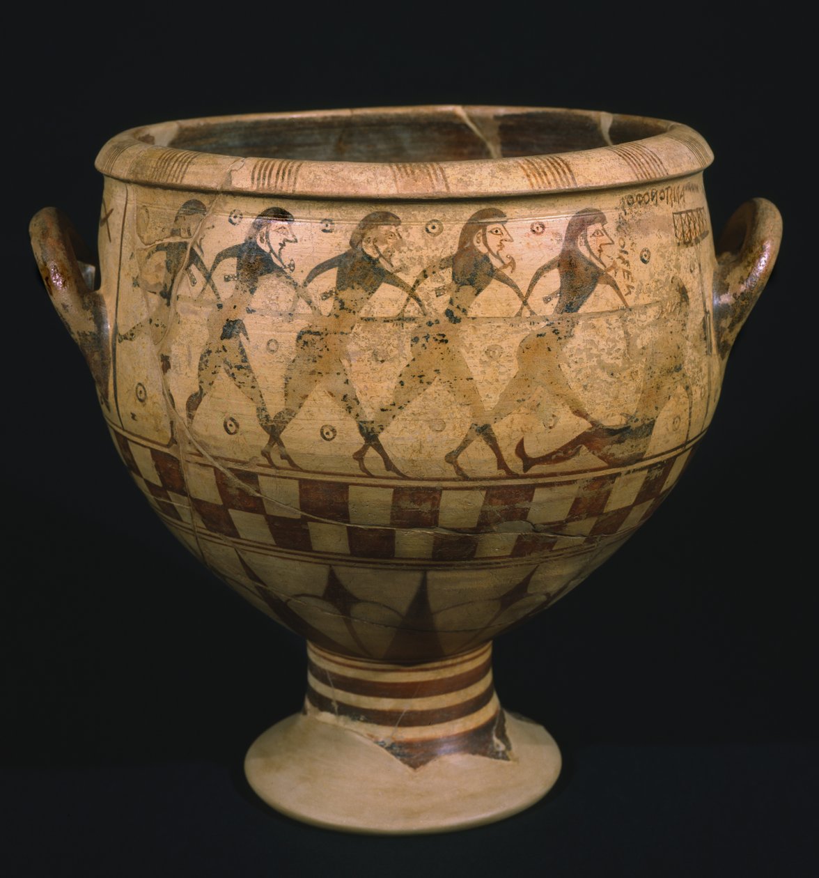 Krater mit Odysseus, der Polyphem blendet von Aristonothos