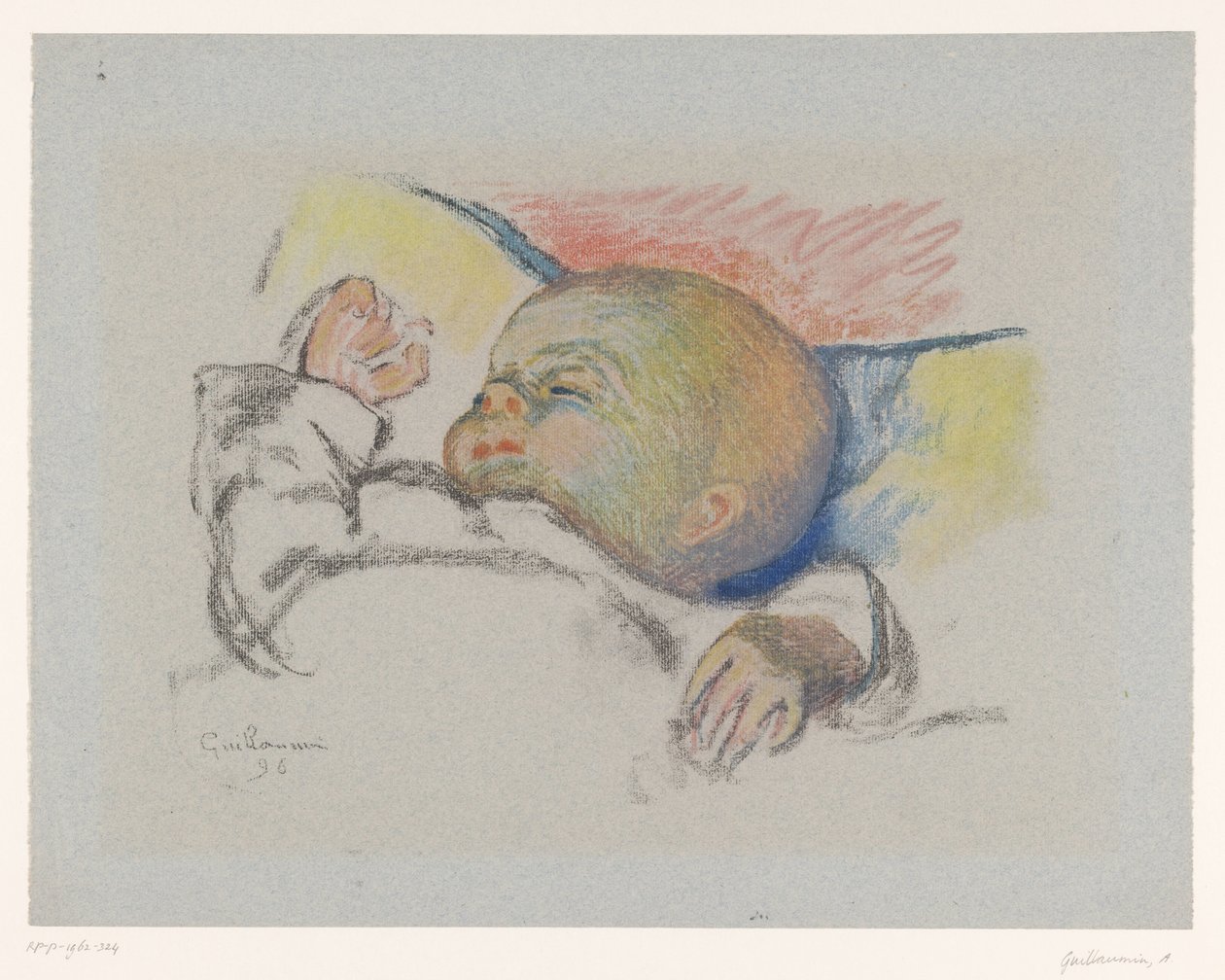 Schlafendes Baby von Armand Guillaumin