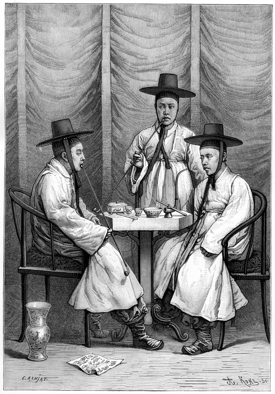 Koreanische Mandarine, 1895 von Armand Kohl