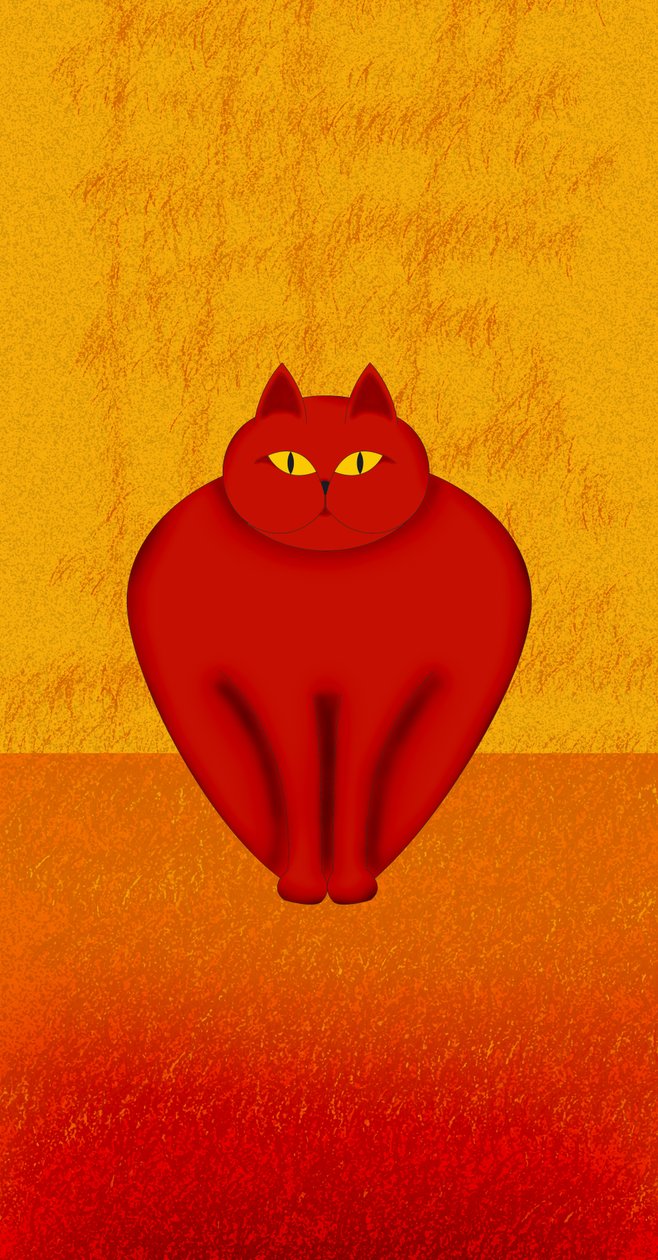 Rote Katze von Armin Mumper