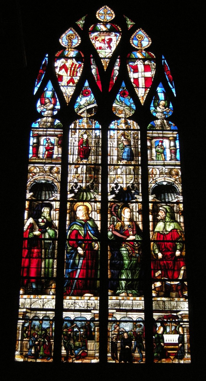 Fenster, 1507-13 (Buntglas) von Arnaud de Moles