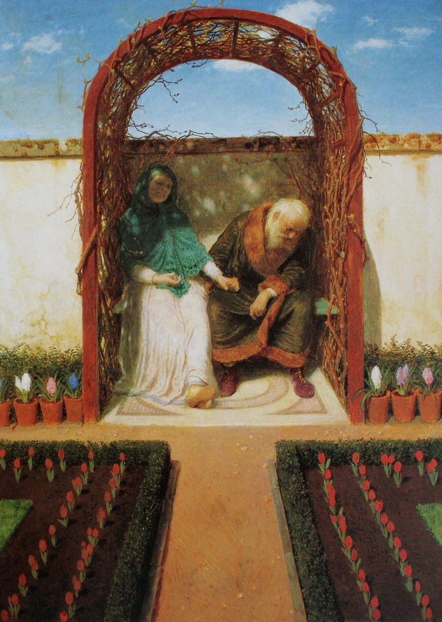 In der Gartenlaube von Arnold Böcklin