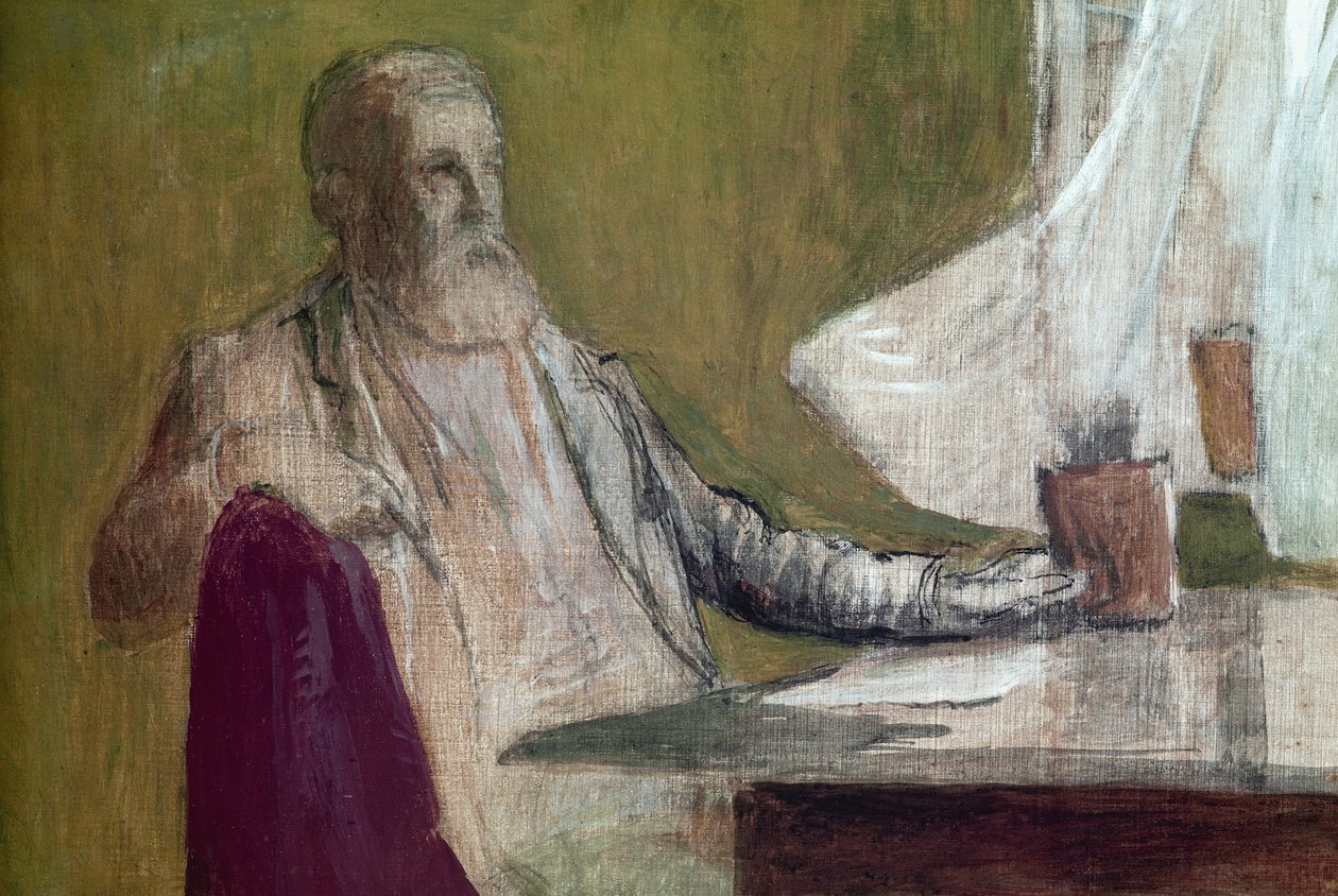 Selbstporträt, 1893-95 von Arnold Böcklin
