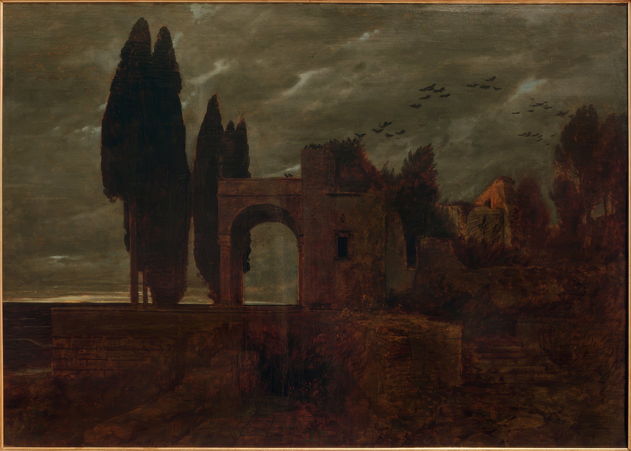 Ruine am Meer von Arnold Böcklin
