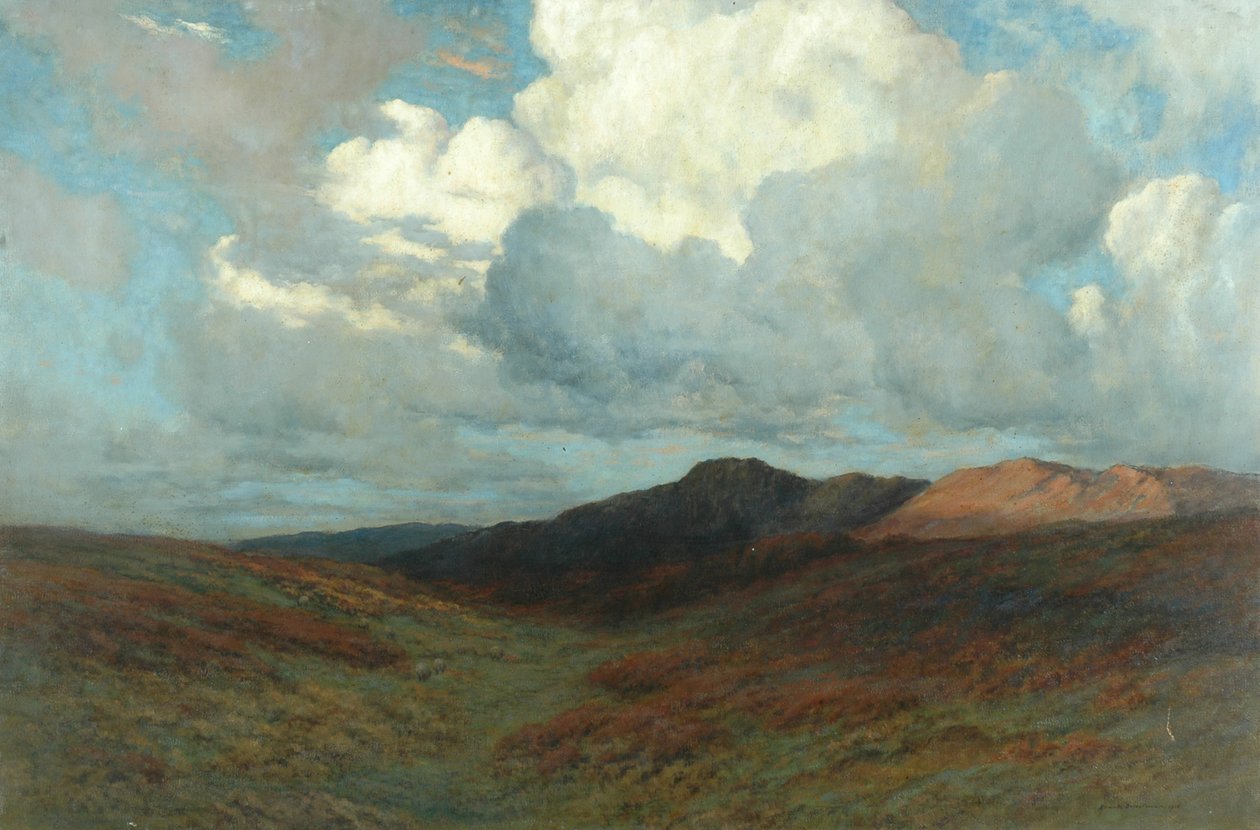 Heidelandschaft, ca. 1907 von Arnold Priestman