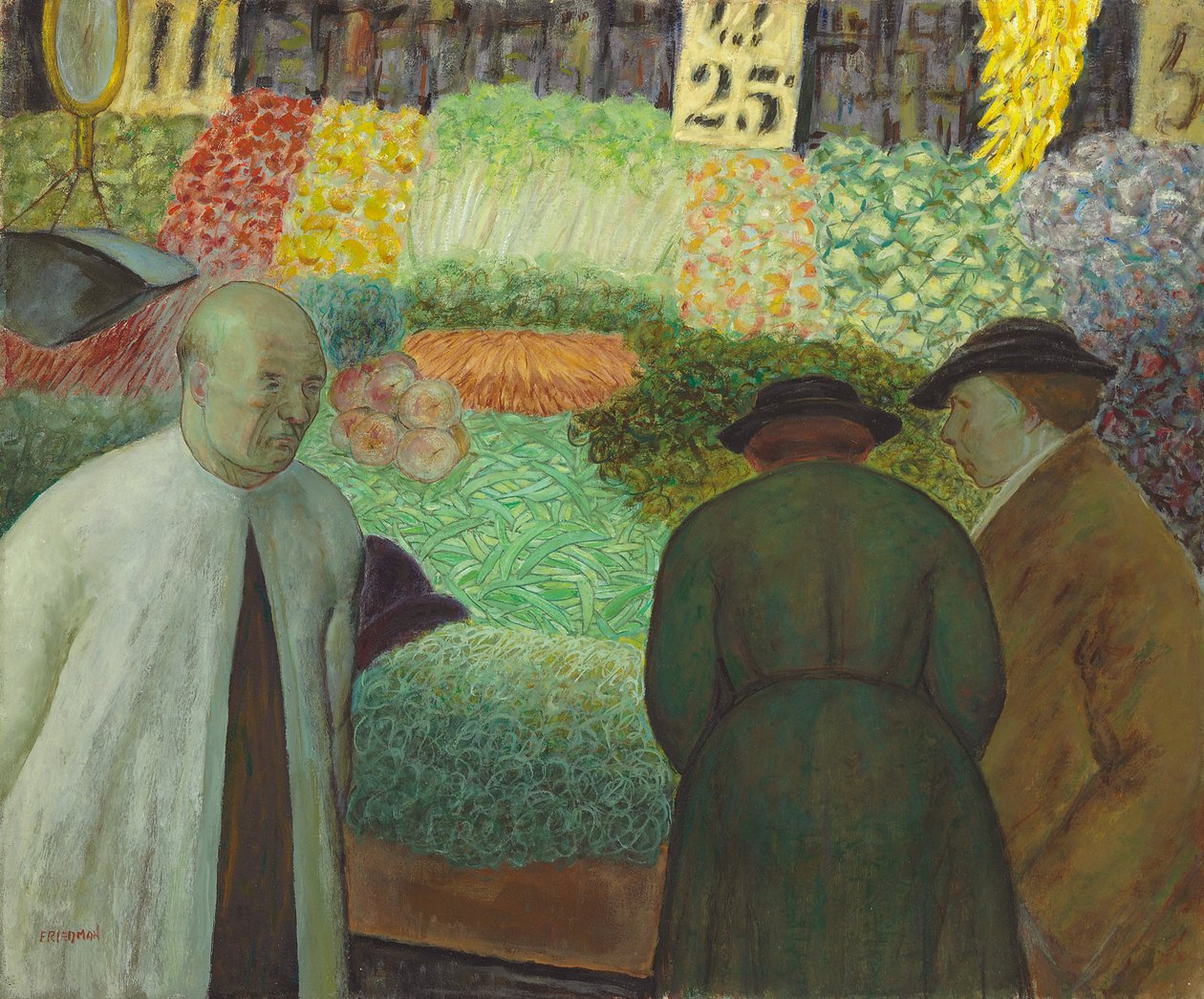 Gemüsestand von Arnold Aaron Friedman