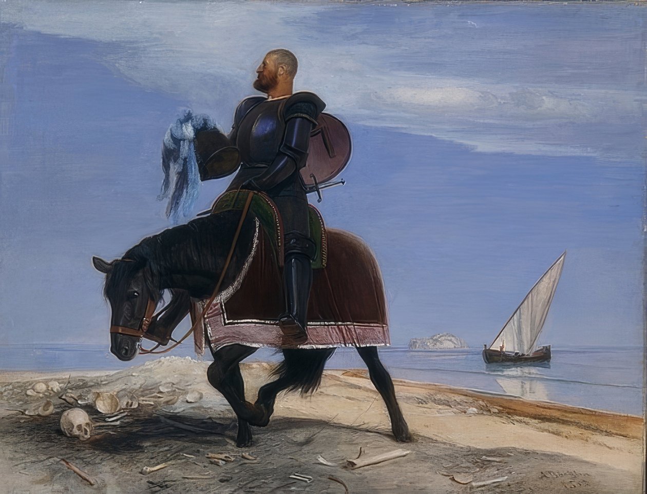Der Abenteurer von Arnold Böcklin