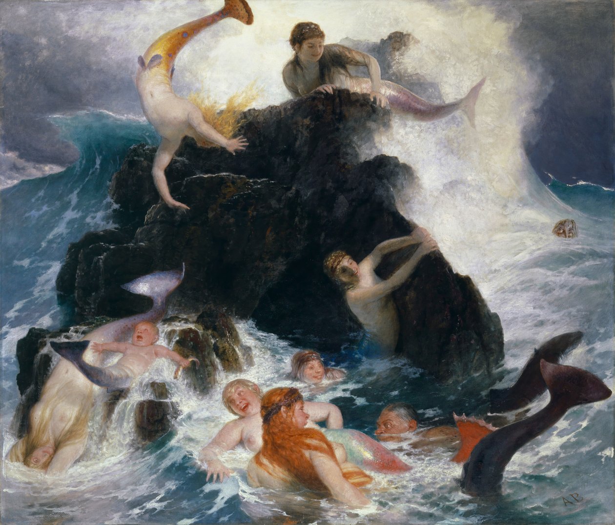 Spiel der Nereiden, 1886 von Arnold Böcklin