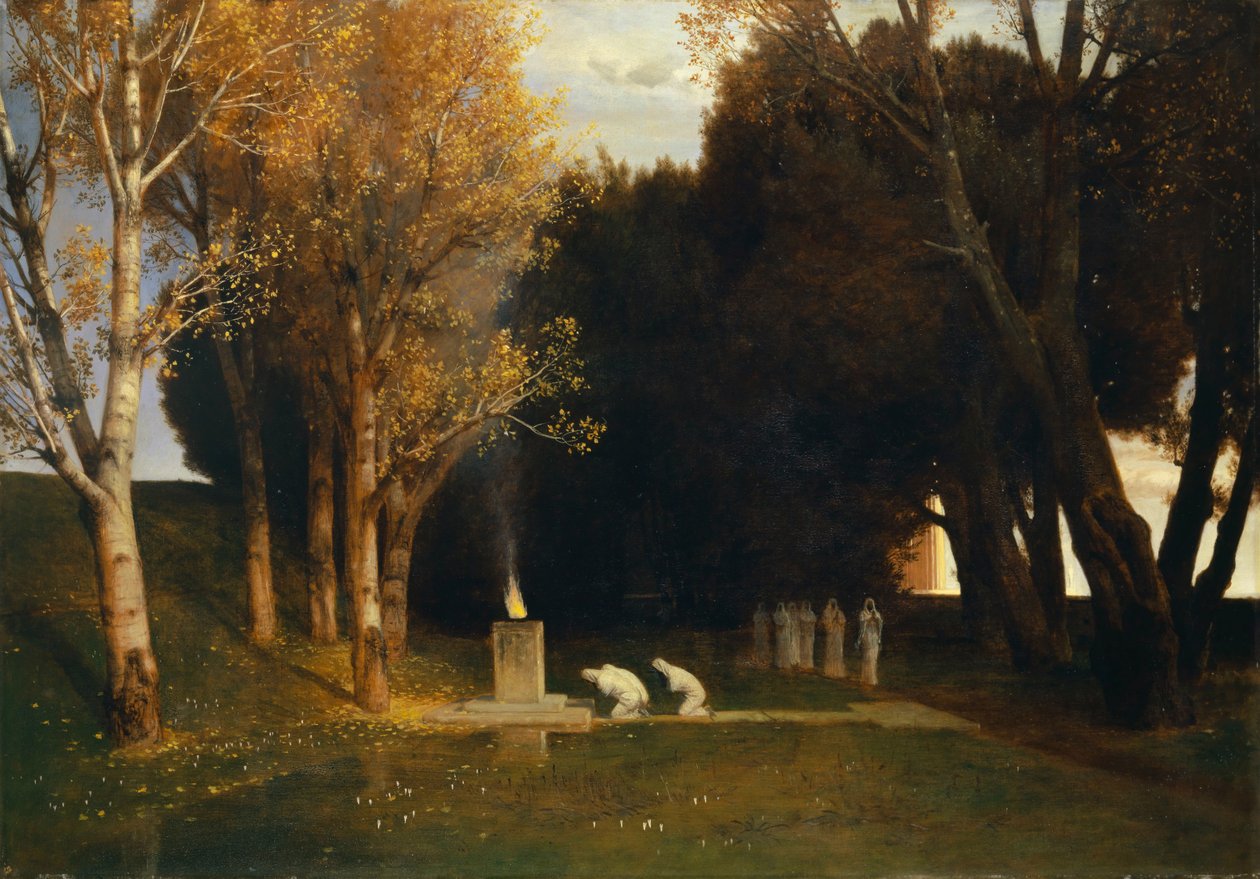 Heiliger Hain von Arnold Böcklin