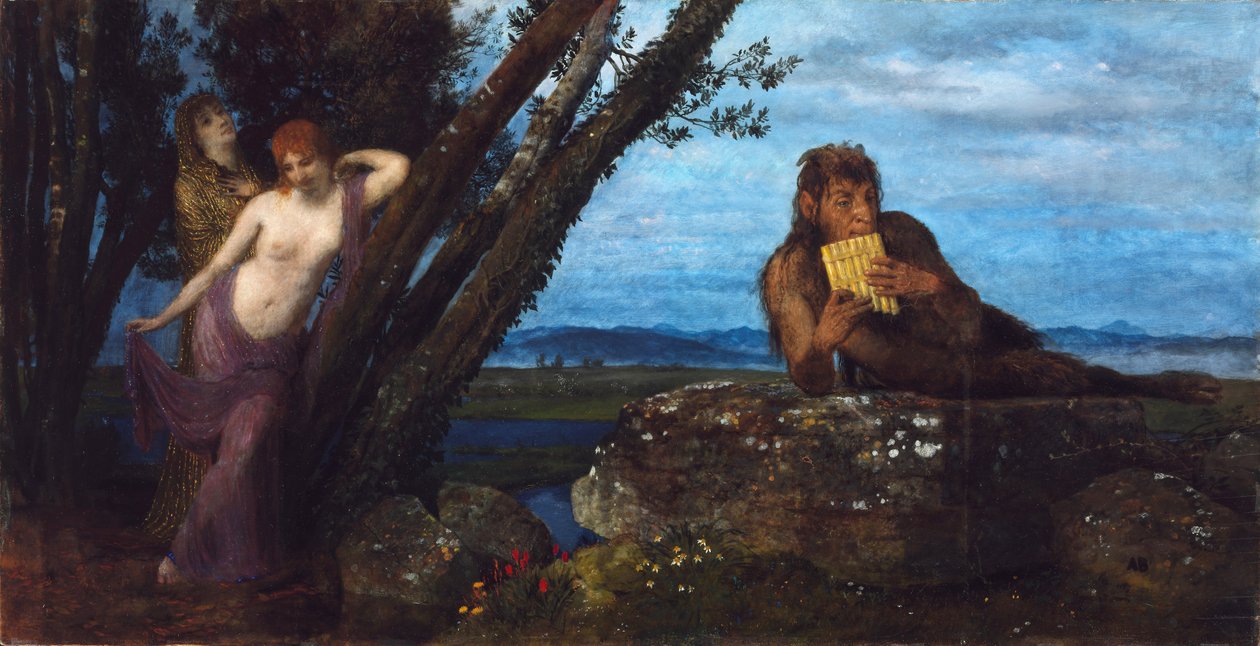 Frühlingsabend, 1879 von Arnold Böcklin