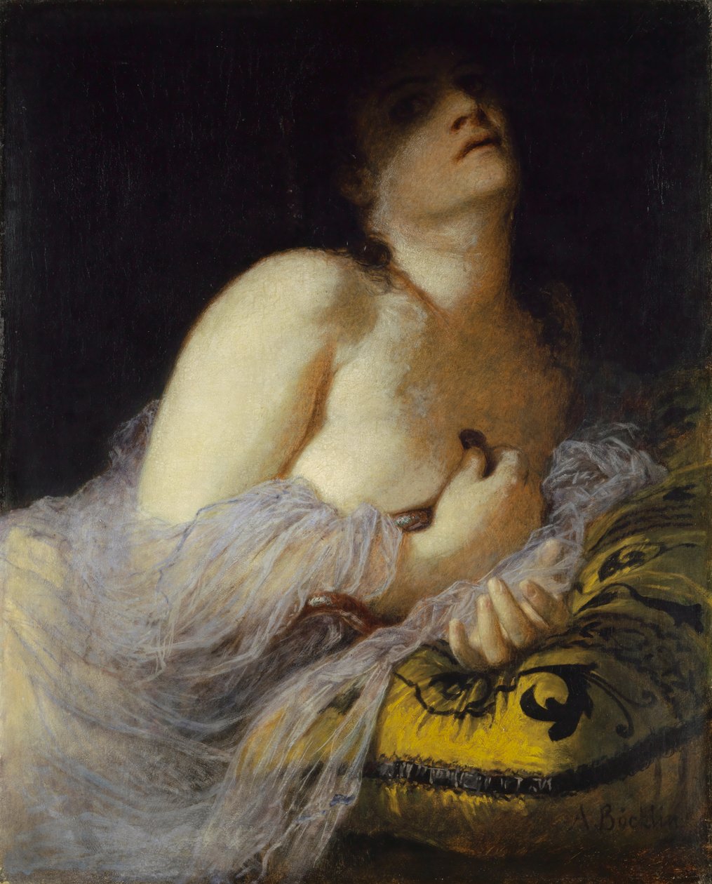 Der Tod der Kleopatra (erste Version) von Arnold Böcklin