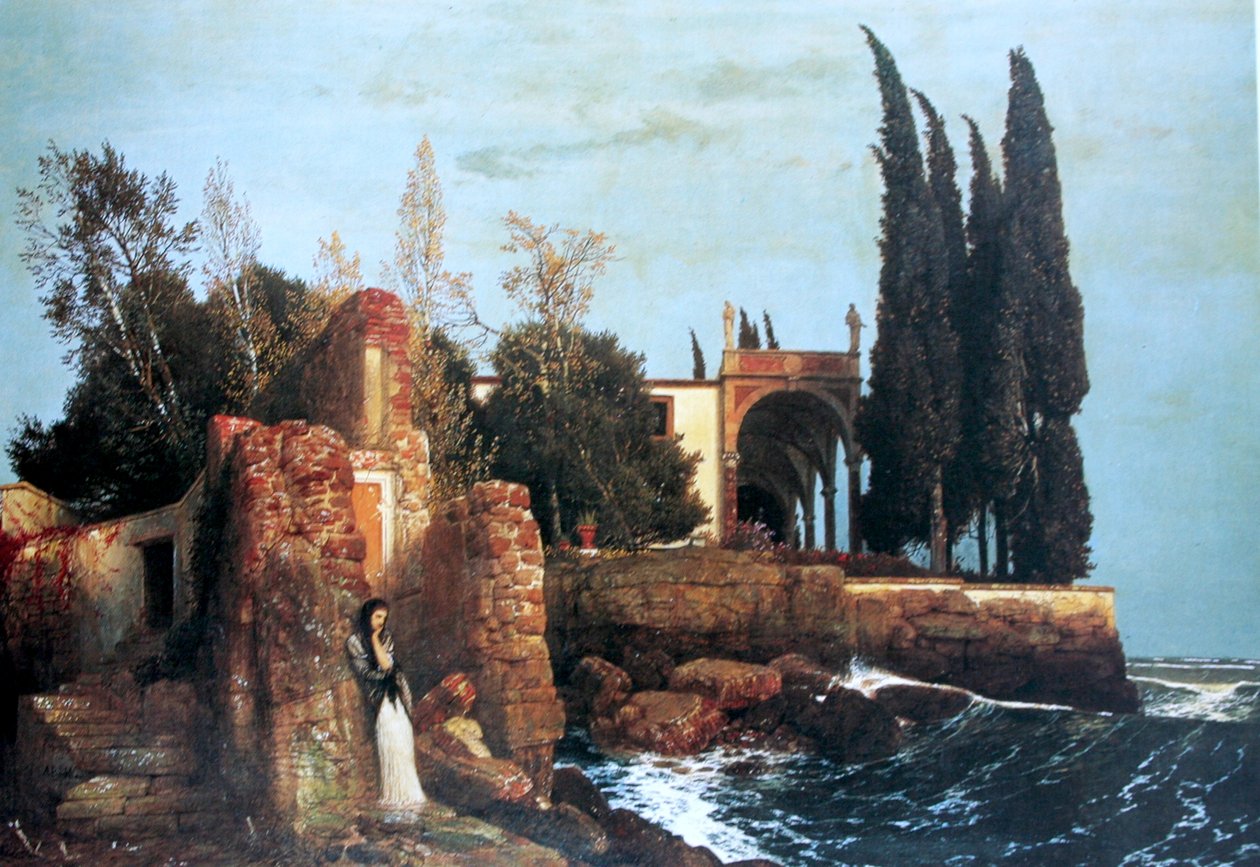 Villa am Meer von Arnold Böcklin