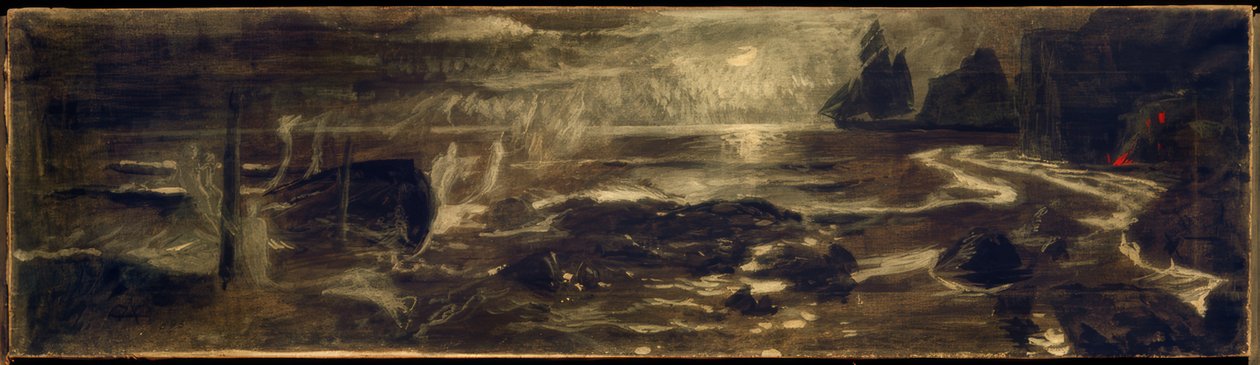 Vision auf dem Meer von Arnold Böcklin
