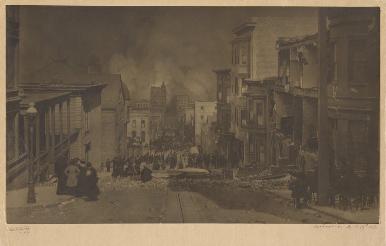 San Francisco, 18. April 1906 von Arnold Genthe