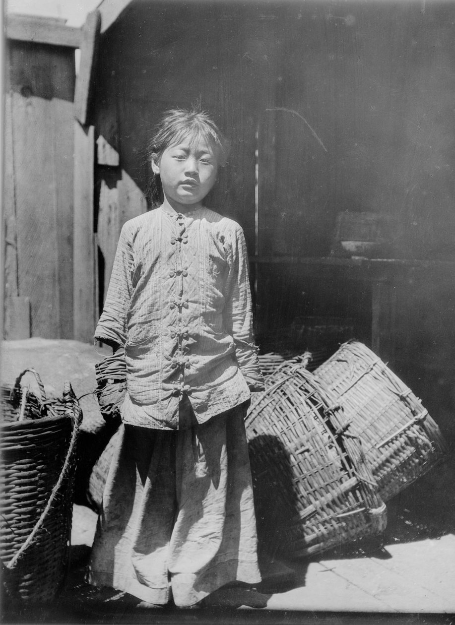Die Tochter des Fischhändlers, Chinatown, San Francisco von Arnold Genthe