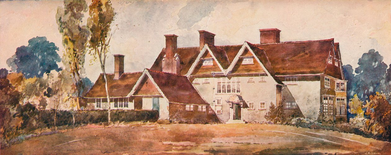 Haus in Harrow Weald, ca. 1900 von Arnold Mitchell
