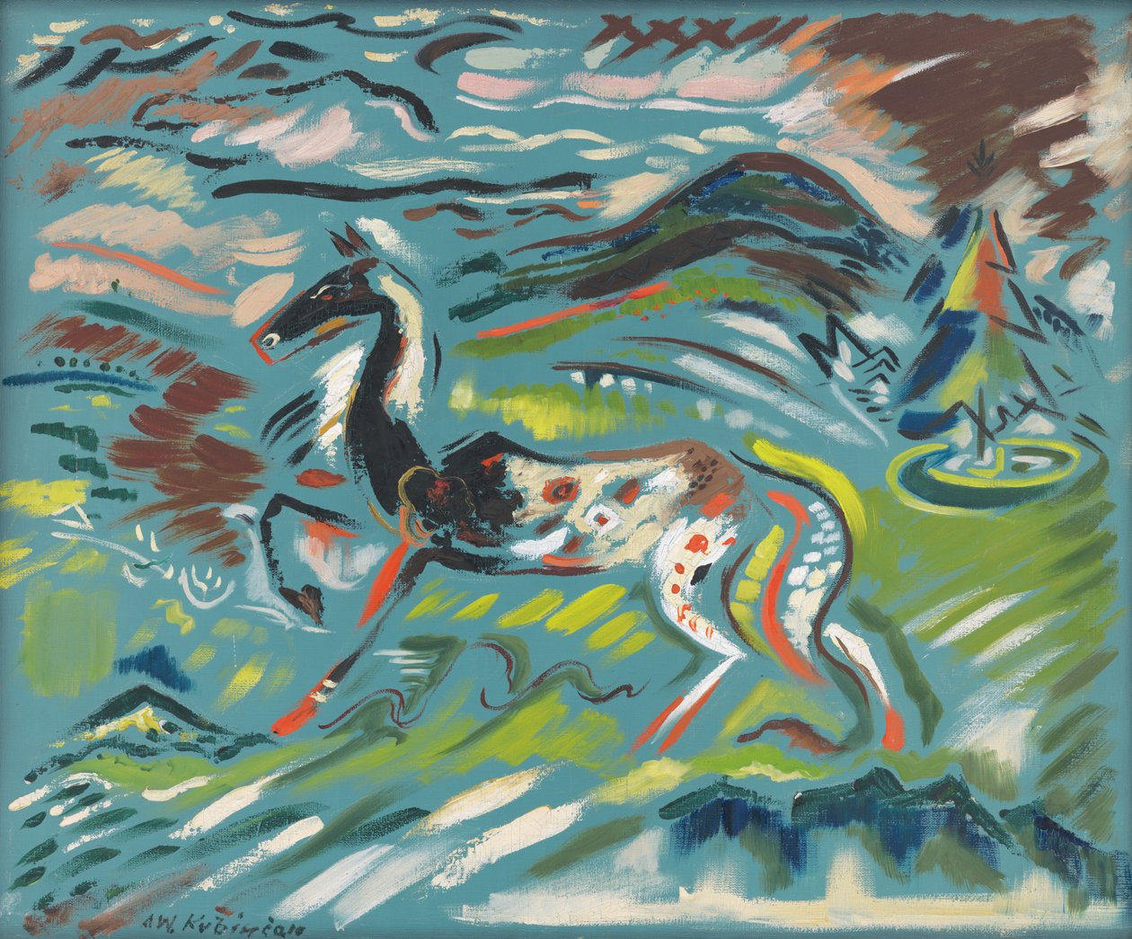 Pferd, ca. 1940 von Arnold Peter Weisz Kubincan