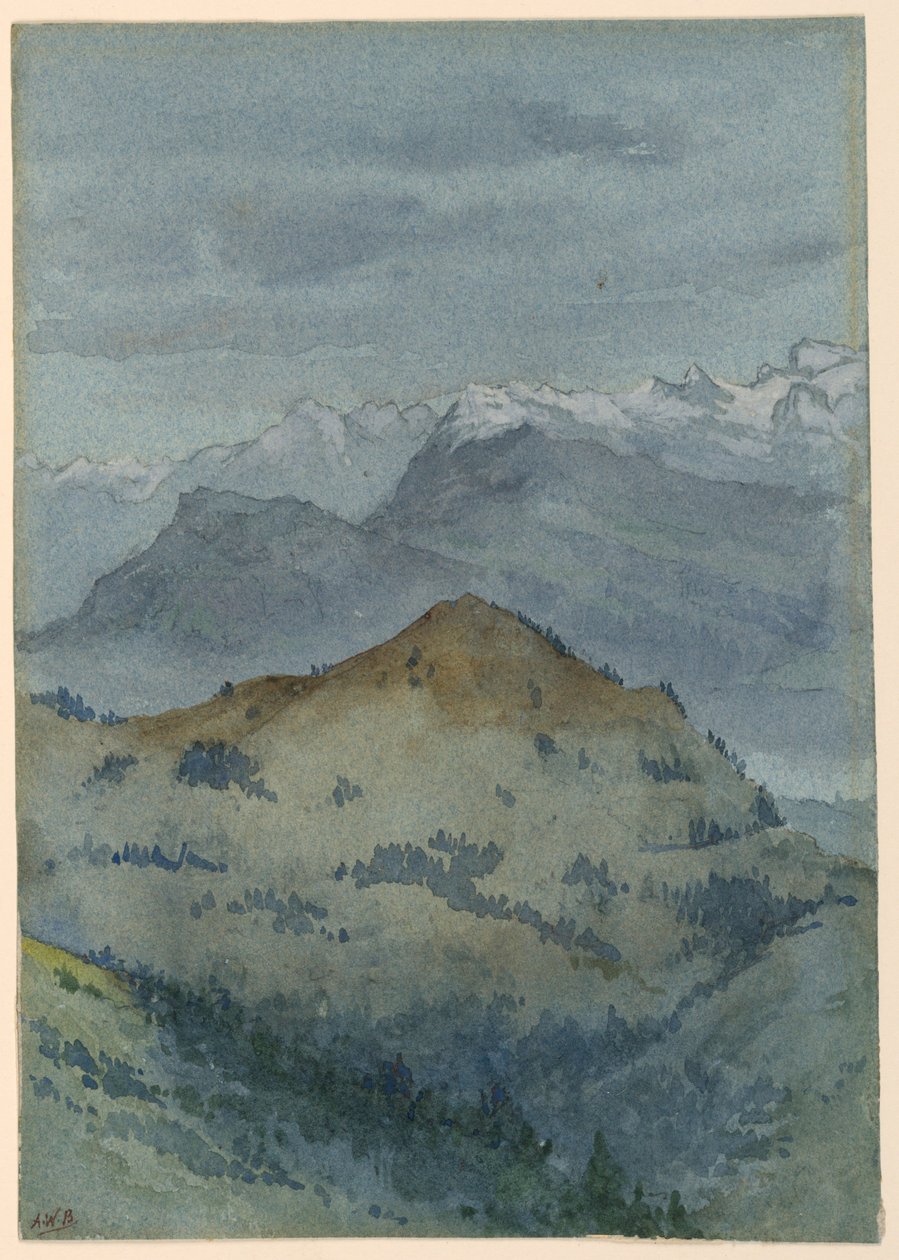 Alpen von Arnold William Brunner