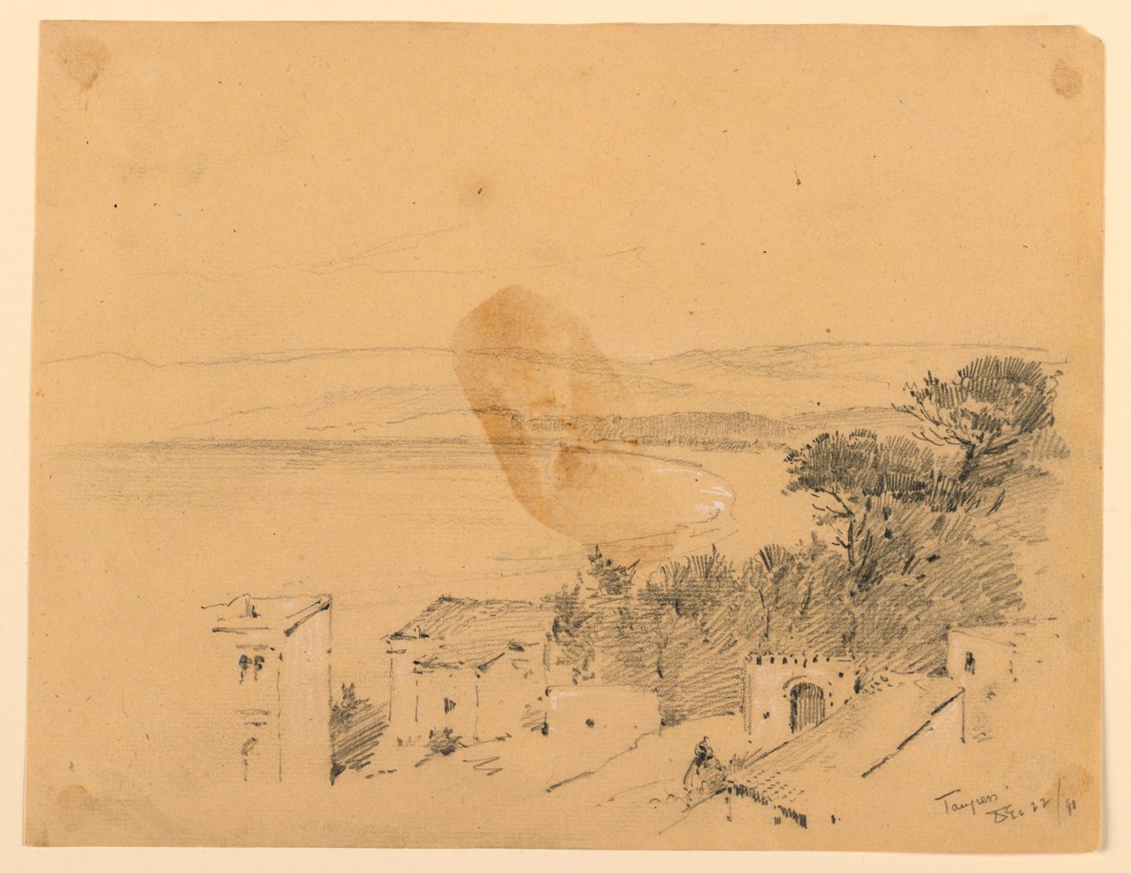 Bucht von Tanger von Arnold William Brunner