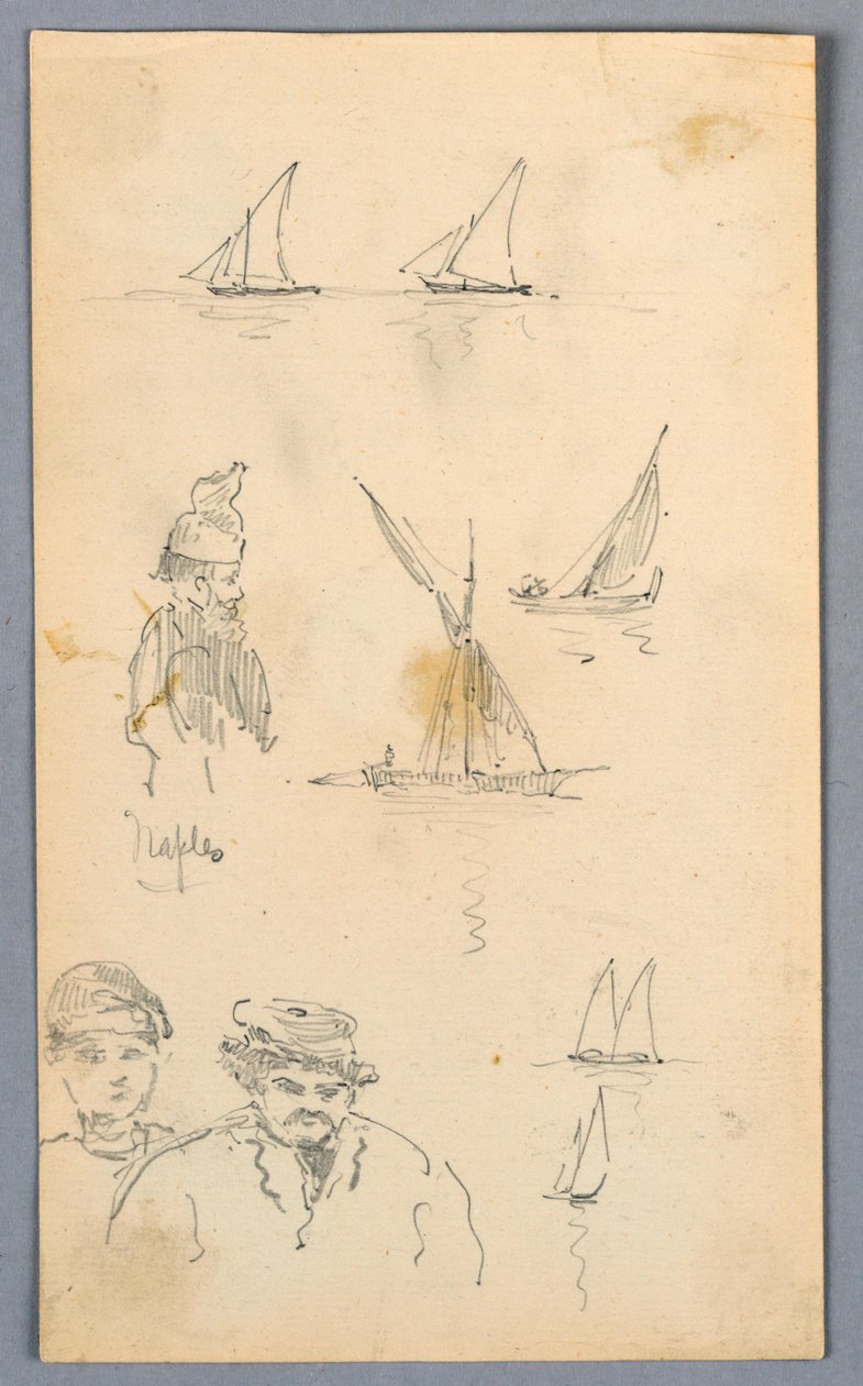 Skizzen in Neapel von Arnold William Brunner
