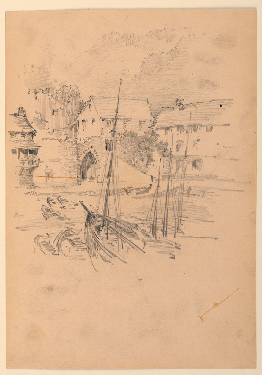 Kleiner Fischereihafen von Arnold William Brunner