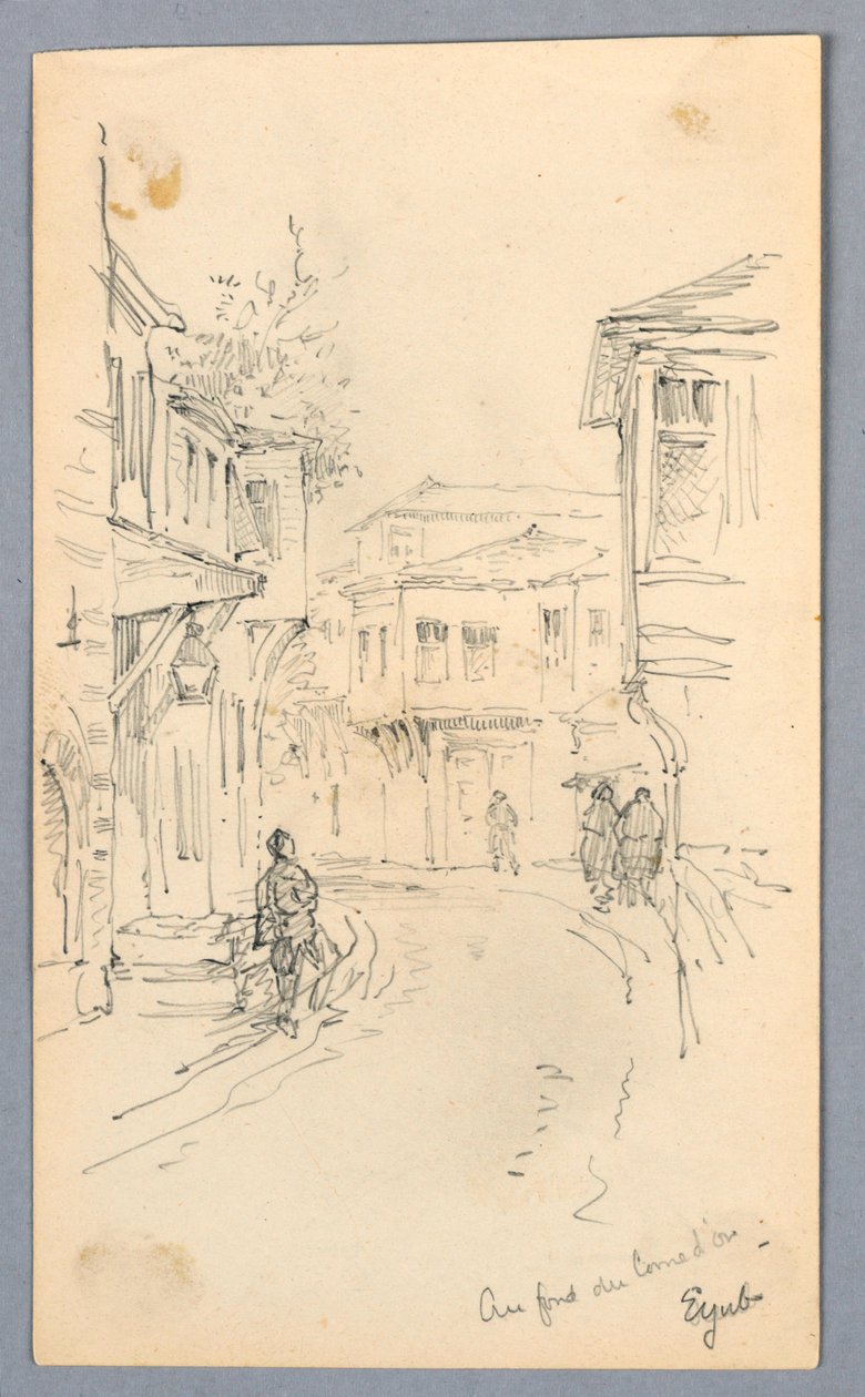 Straßenszene von Arnold William Brunner