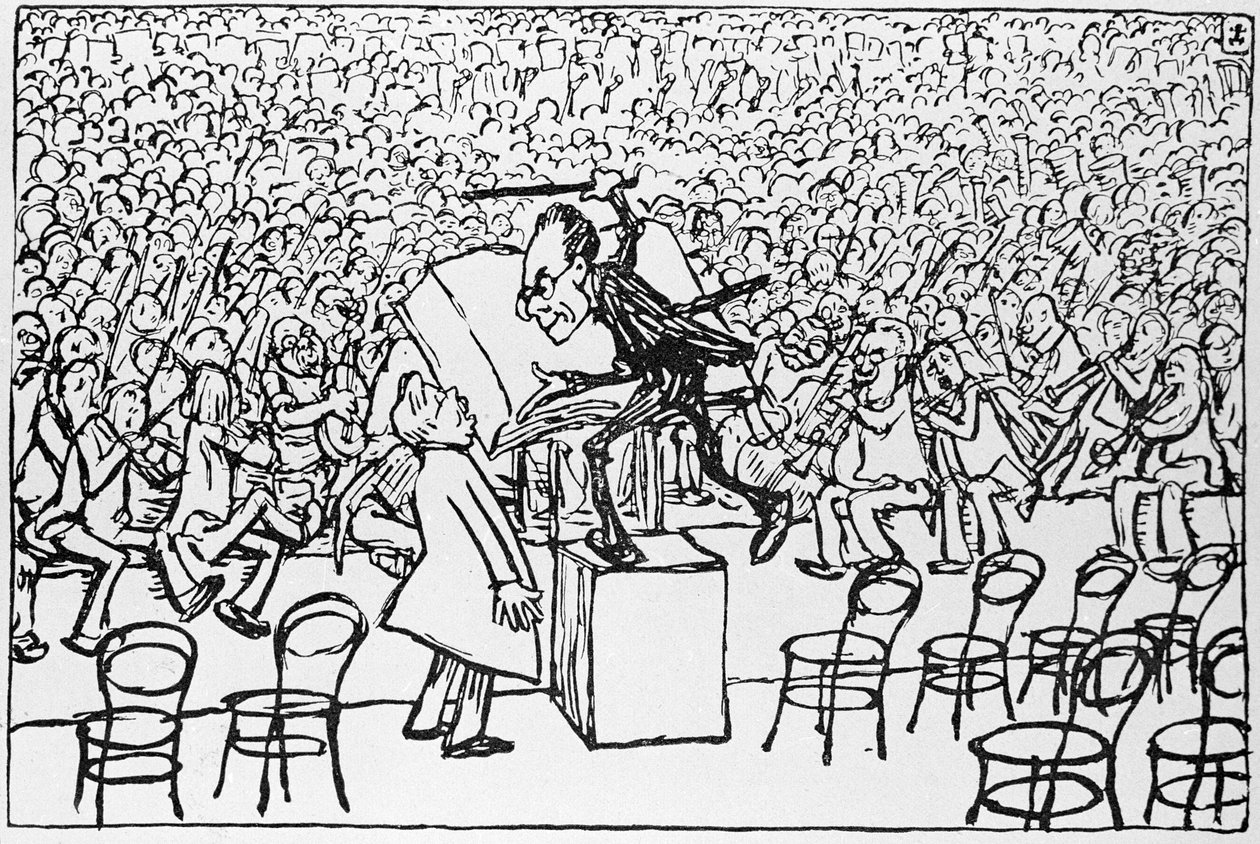 Gustav Mahler dirigiert, aus 