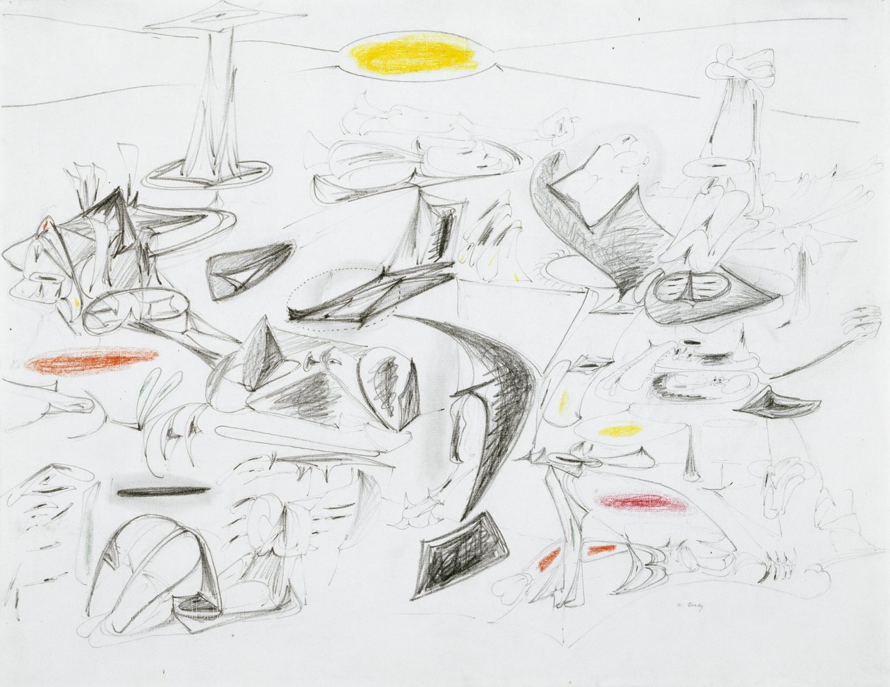 Virginia - Sommer von Arshile Gorky