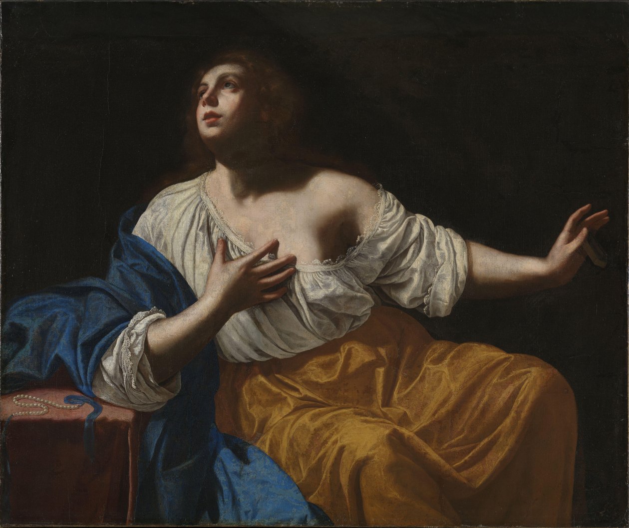 Die reuige Maria Magdalena, ca. 1640 von Artemisia Gentileschi