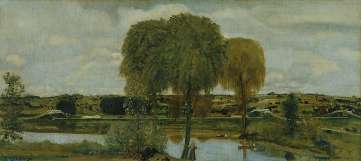 Entlang des Erie-Kanals von Arthur Bowen Davies