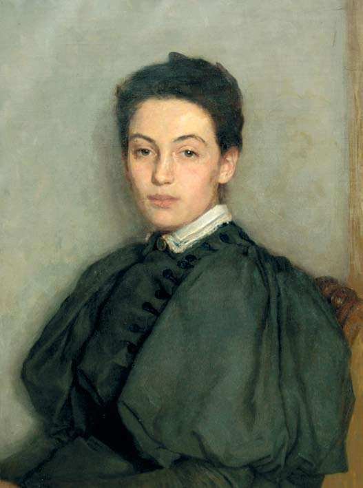 Porträt Olga Fogarascher, Verlobte des Malers von Arthur Vivian Couling