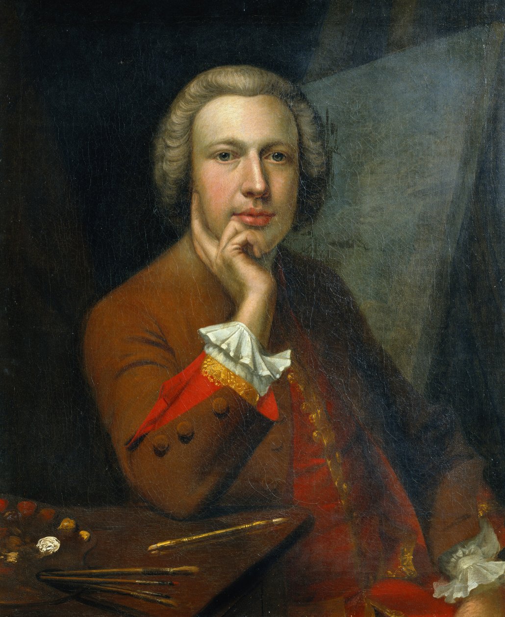 Selbstporträt, 1742 von Arthur Devis