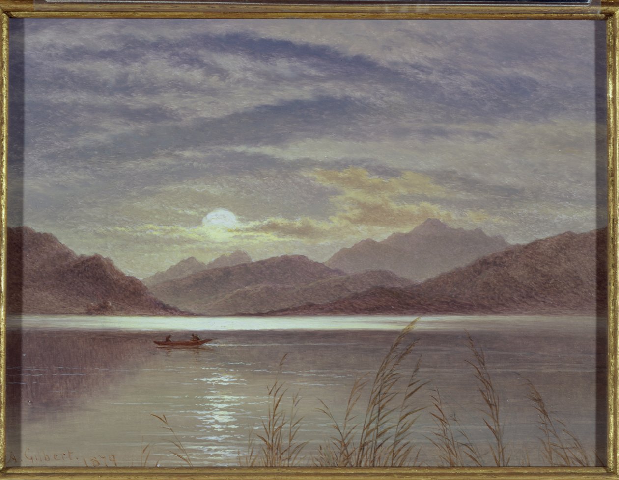Seeszene bei Mondlicht, 1879 von Arthur Gilbert