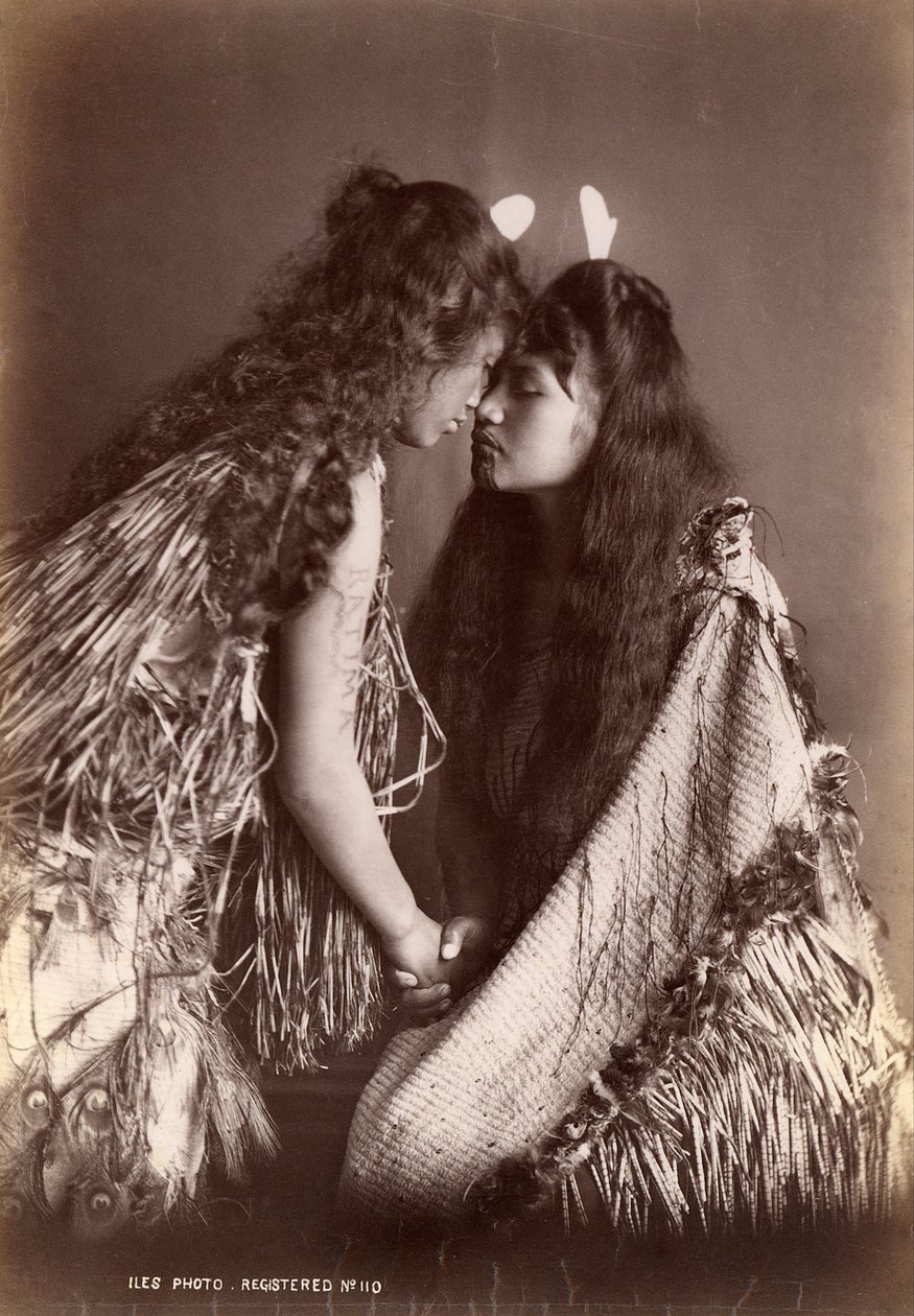 Maori-Frauen, Neuseeland von Arthur James Iles