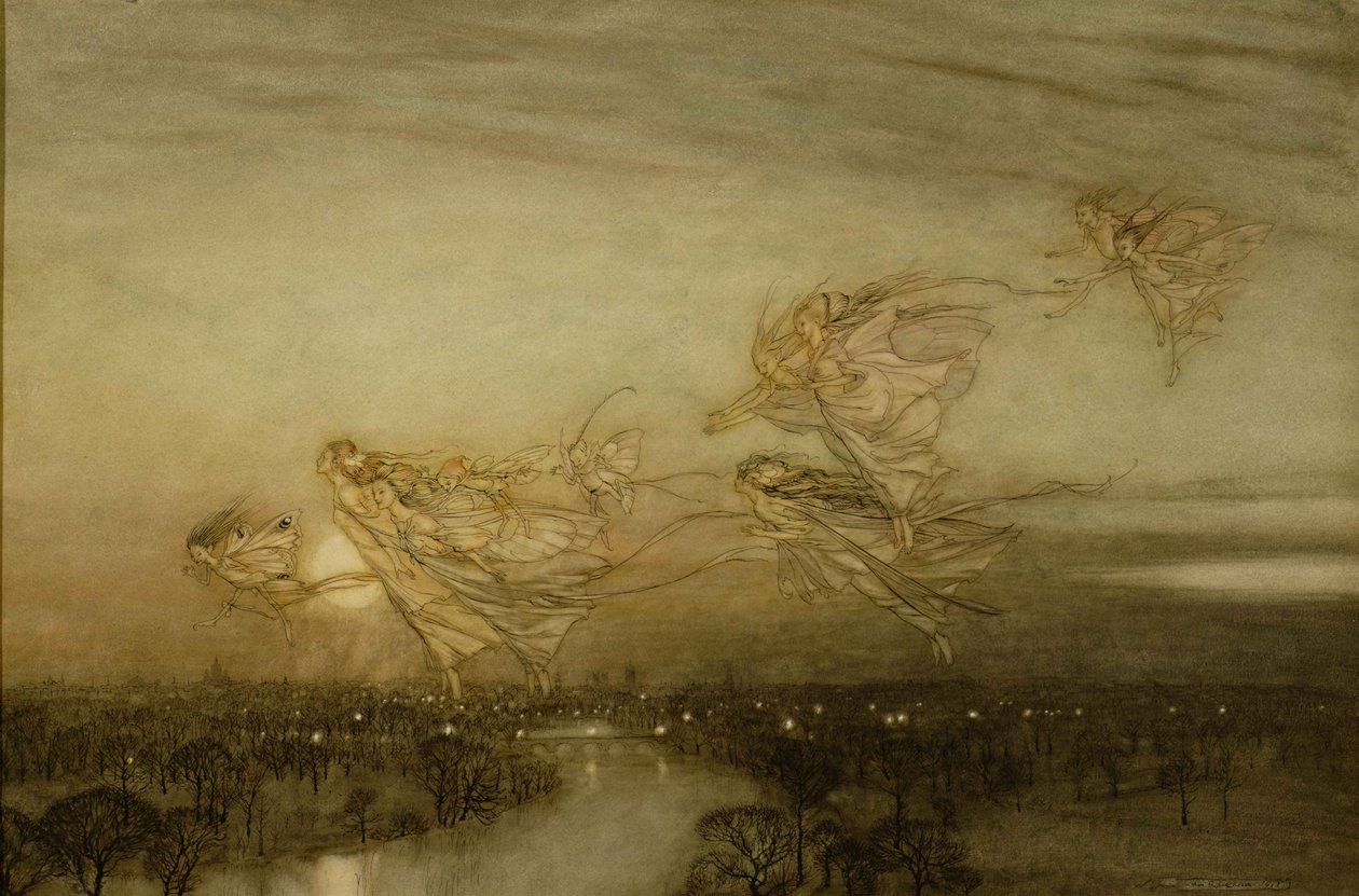 Abendträume, 1913 von Arthur Rackham