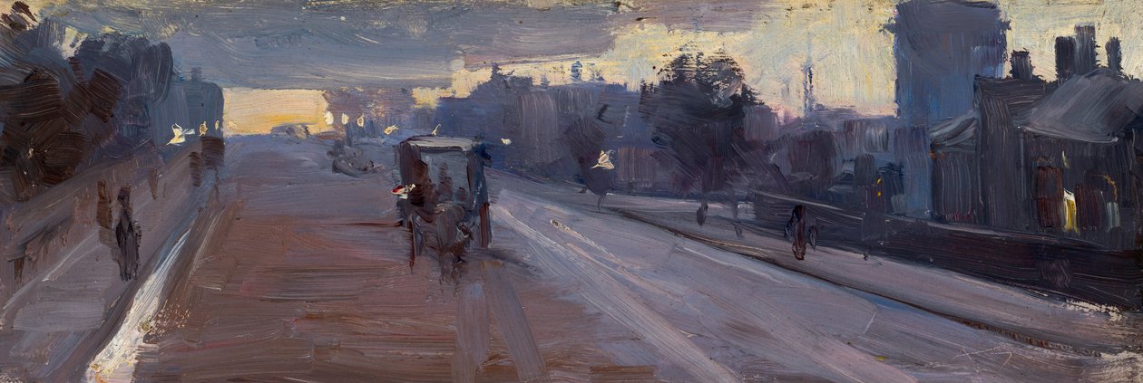Hoddle St., 22 Uhr von Arthur Streeton