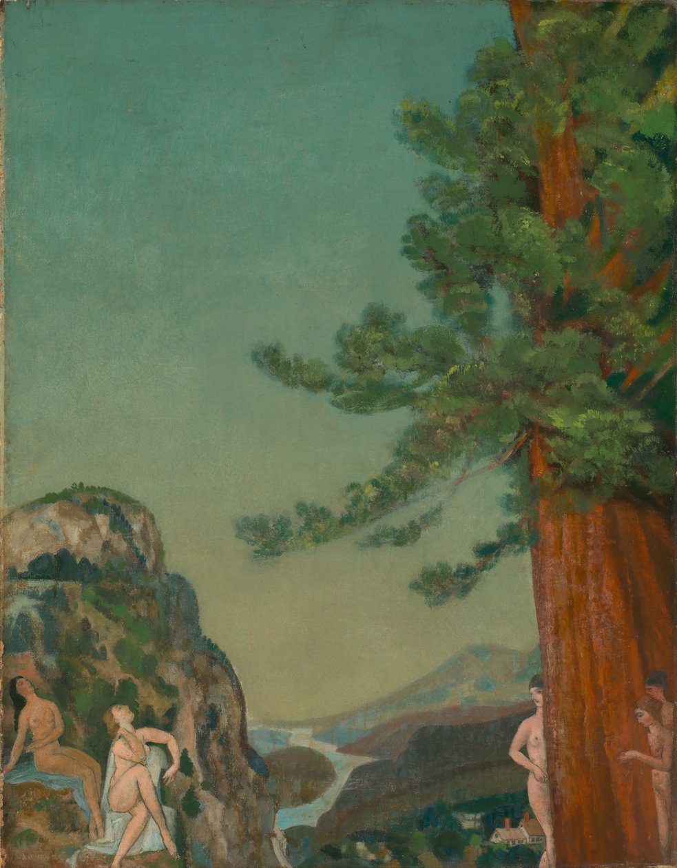 Auf den Klippen von Arthur B. Davies
