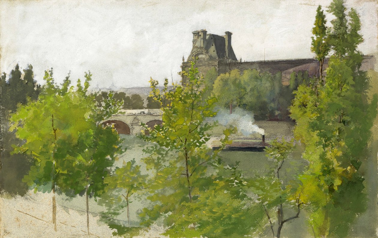 Arthur B. Davies, Louvre von Arthur Bowen Davies