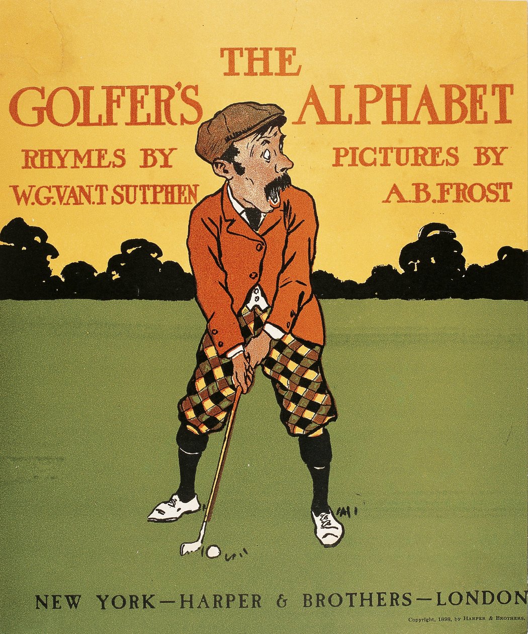 Das Golfer-Alphabet von Arthur Burdett Frost