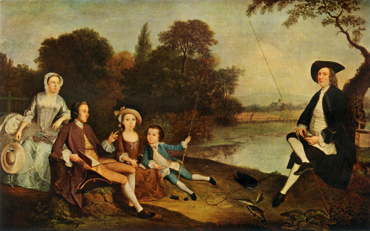 Die Familie Swaine, 1749, 1934 von Arthur Devis