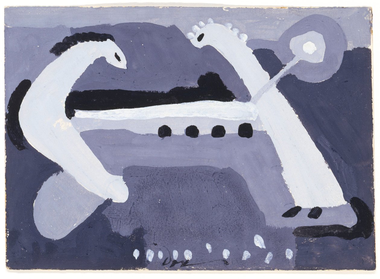 Schwarz und Weiß von Arthur Dove