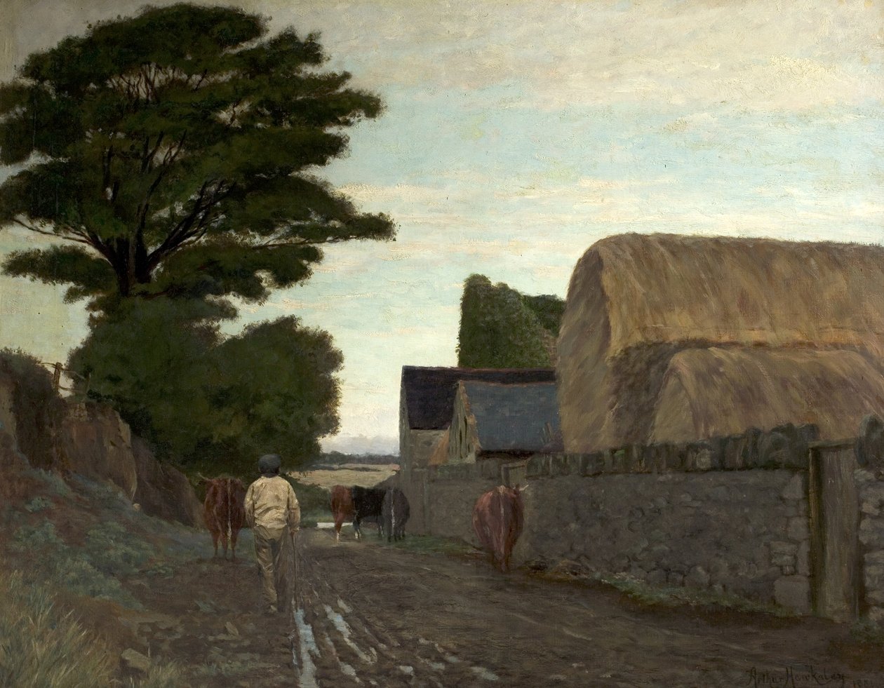 Milchlieferung, 1881 von Arthur Hawksley