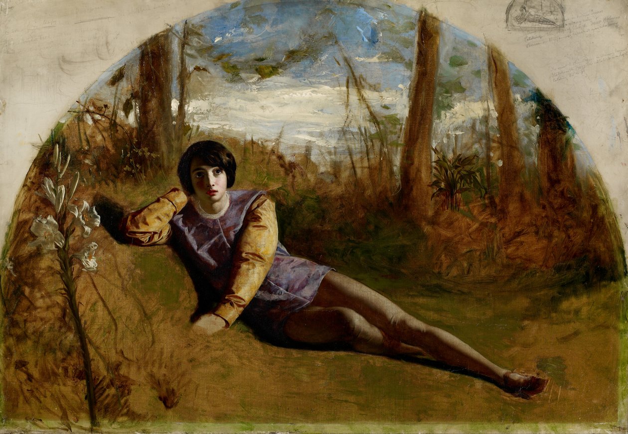 Der junge Dichter, 1849 von Arthur Hughes
