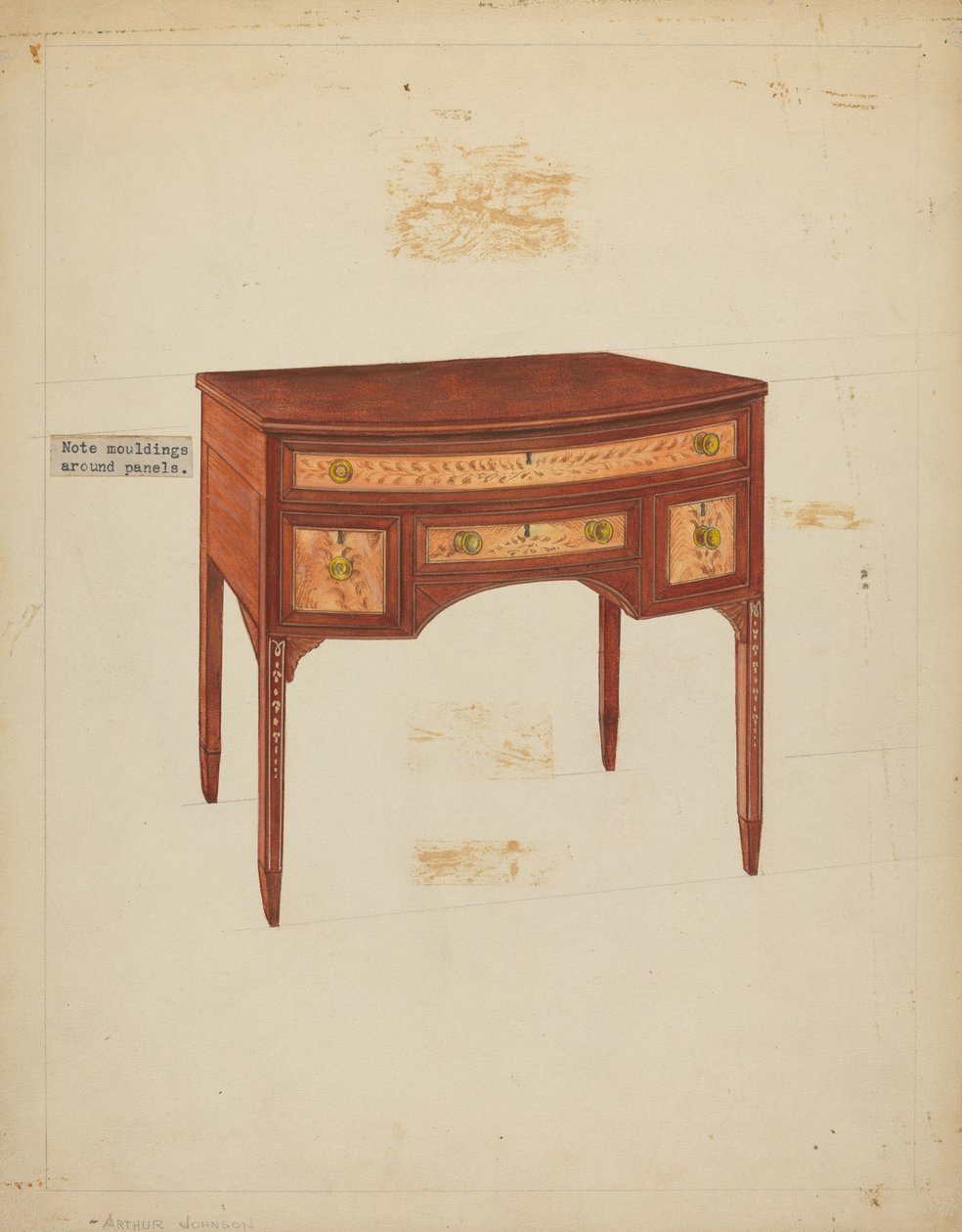 Schreibtisch von Arthur Johnson