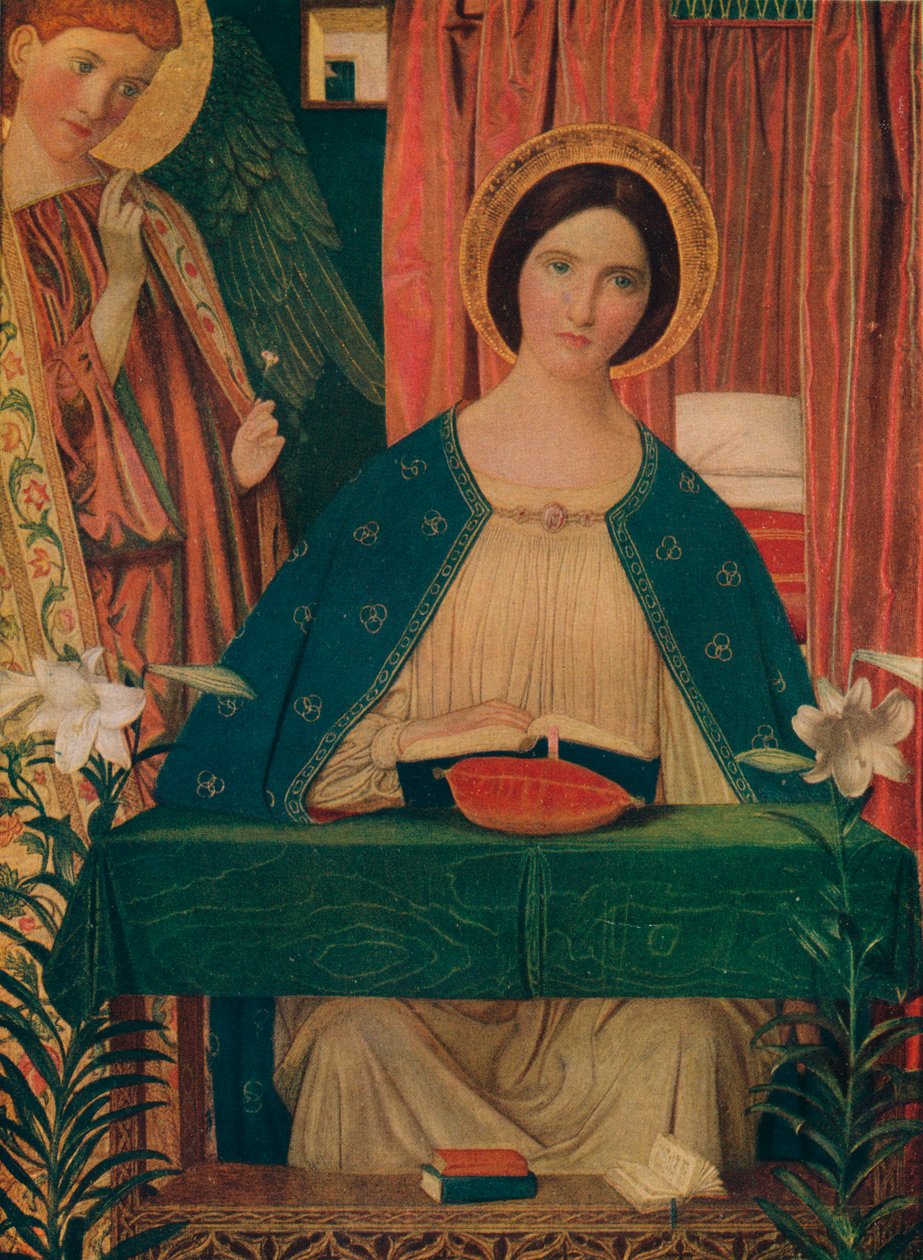 Die Verkündigung, 1898 von Arthur Joseph Gaskin