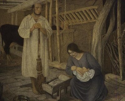 Die Geburt Christi von Arthur Joseph Gaskin