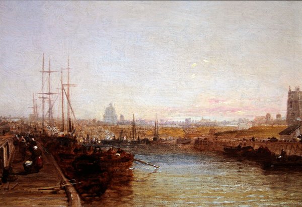 An den Docks: Dünkirchen von Arthur Joseph Meadows